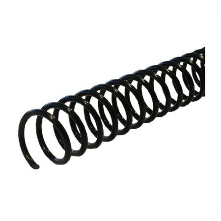 Spirale noire 6 mm pqt.100