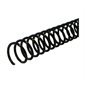 Spirale noire 6 mm pqt.100
