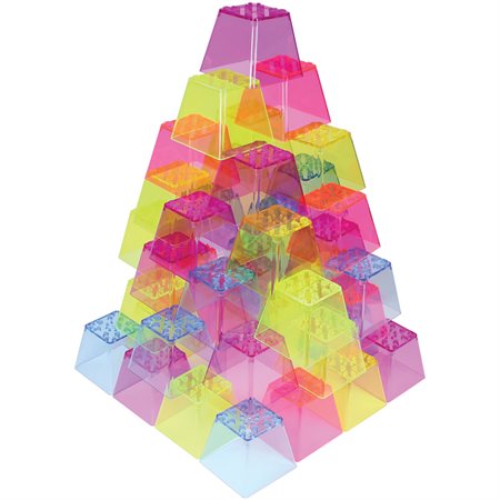Bloc translucide à empiler