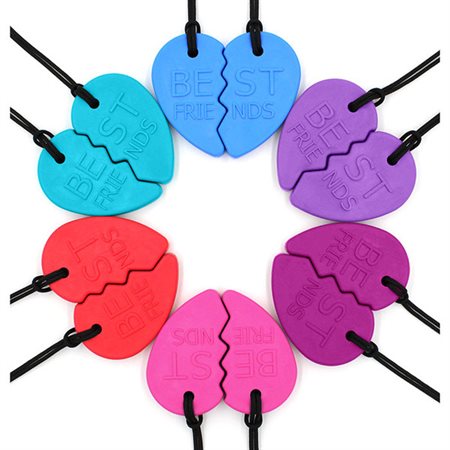 Best Friends Split Heart Chew. Set Purple XXT