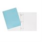 Portfolio de plastique attaches pastel blue