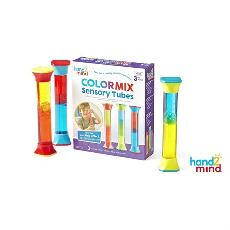 Ensemble de 3 tubes sensoriels  /  Tubes Color Mix