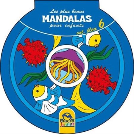 Mandalas pour enfants (rouge)