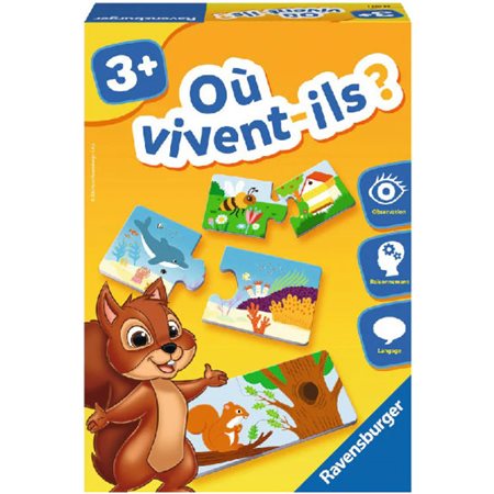 Où vivent-ils ?  Ravensburger