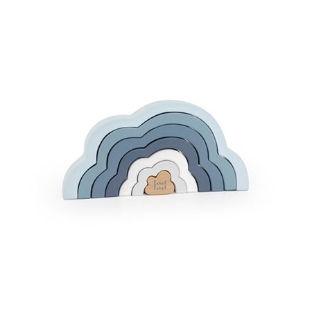 Rainbow Puzzle Cloud - Bleu