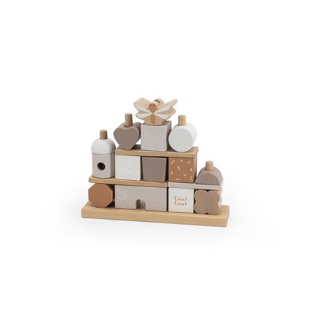Stacking Blocks House - Nougat