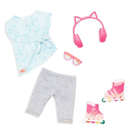 Deluxe Outfit OG - Feline the Tunes for 18" Doll