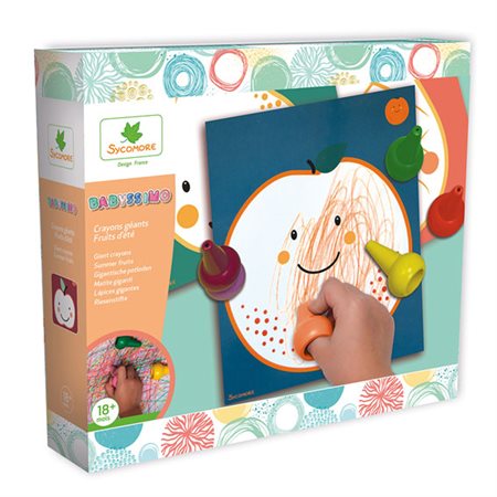 Babyssimo - Maxi Wax crayons -Fruits
