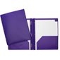 Portfolio plast. attaches et pochettes mauve