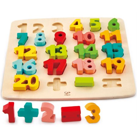 Casse-Tête mathématique à gros chiffres, Hape