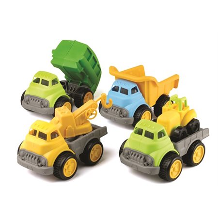 4 camions de construction