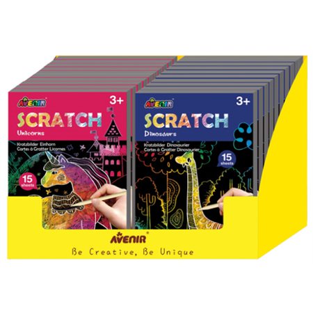 Mini livre à gratter
