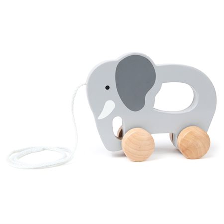 Éléphant à tirer Hape