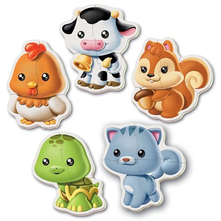 5 Casse-tête bébé-animaux