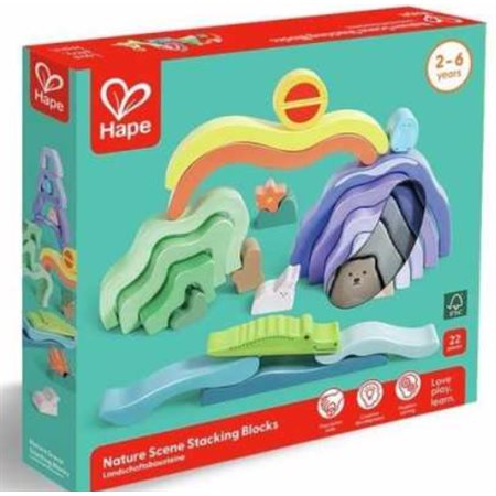 Blocs à empiler Nature et animaux, Hape