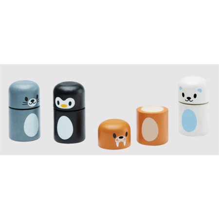 Jeu d'association d'animaux arctiques