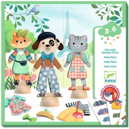 Jeu de collages  / Bonjour Paris