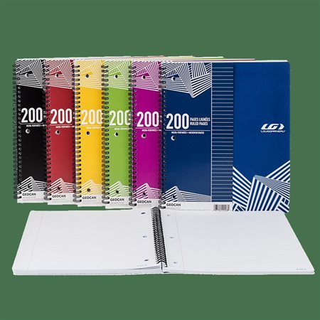 Cahier spirale LG ligné 200 pages
