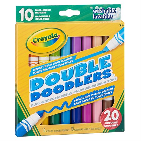 MARQUEUR CRAYOLA DOUBLE POINTES